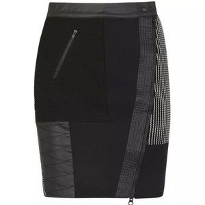 Elizabeth and James Hastings Leather Skirt